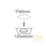 OS_ME RECESSED TRIMLESS DOWNLIGHT SQUARE FIX PAR16 GU10