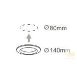 OS_ME RECESSED TRIMLESS DOWNLIGHT ROUND FIX PAR16 GU10