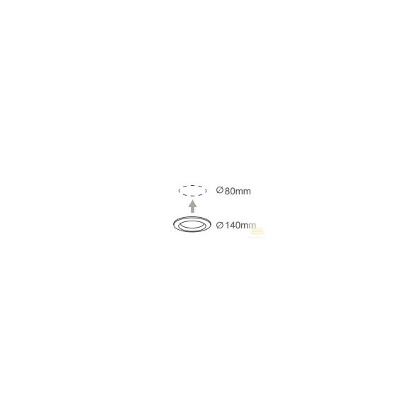 OS_ME RECESSED TRIMLESS DOWNLIGHT ROUND FIX PAR16 GU10