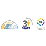 OS_ME CROWN LED TRACK LAMP 12W 3CCT 3POWER CRI90