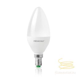   MEGAMAN LED DIM-TO-WARM DIMMERABLE CANDLE OPAL E14 6W 2800-1800K 330° OM40-05230