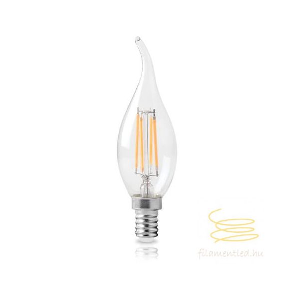 OS_ME LED FILAMENT Dimmerable Candle Clear, wind E14 6W 2800K OM44-05873