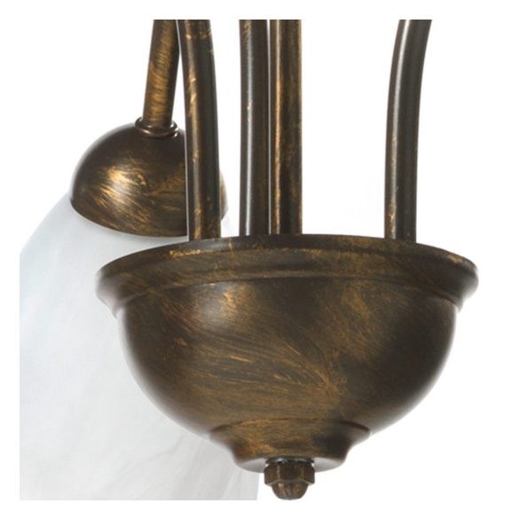 ONLI LAMPADARIO ODINO 3xE14 COL. BRONZO 4623/3