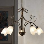 ONLI LAMPADARIO ODINO 5xE14 COL. BRONZO 4623/5