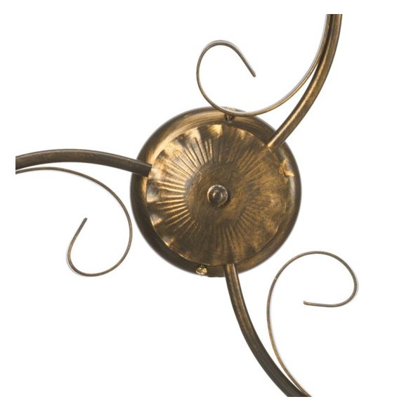 ONLI PLAFONIERA ODINO 3xE14 COL. BRONZO 4623/PL3