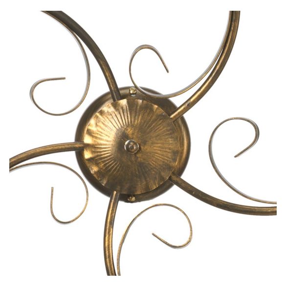 ONLI PLAFONIERA ODINO 5xE14 COL. BRONZO 4623/PL5