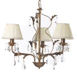 ONLI LAMPADARIO KAREN 3 LUCI COL.BRONZO 4669/3B