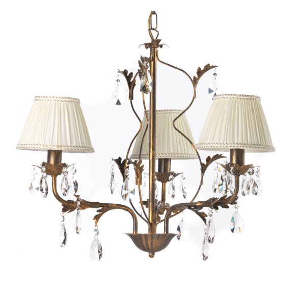 ONLI LAMPADARIO KAREN 3 LUCI COL.BRONZO 4669/3B
