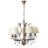 ONLI LAMPADARIO KAREN 5 LUCI COL.BRONZO 4669/5B