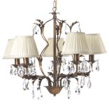 ONLI LAMPADARIO KAREN 5 LUCI COL.BRONZO 4669/5B