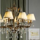 ONLI LAMPADARIO KAREN 8 LUCI COL.BRONZO 4669/8B