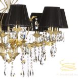 ONLI LAMPADARIO KAREN/8 LUCI COL. ORO PAR. NERI 4669/8ORO
