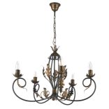 ONLI LAMPADARIO GRETEL 5 LUCI BRONZO 4691/5