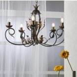 ONLI LAMPADARIO GRETEL 5 LUCI BRONZO 4691/5