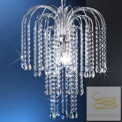 ONLI LAMP. PIOGGIA/M. 3XE14 CROMO 4698/M