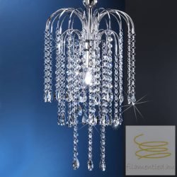 ONLI LAMP. PIOGGIA/P. 1XE27 CROMO 4698/P
