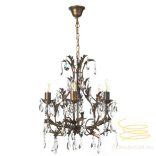 ONLI LAMPADARIO BOTTE 5 LUCI BRONZO 4706/5