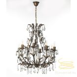 ONLI LAMPADARIO BOTTE 8 LUCI BRONZO 4706/8