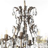 ONLI LAMPADARIO BOTTE 8 LUCI BRONZO 4706/8