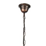 ONLI LAMPADARIO LILIANA 3xE14 COL. NERO / ORO ROSSO 4716/3