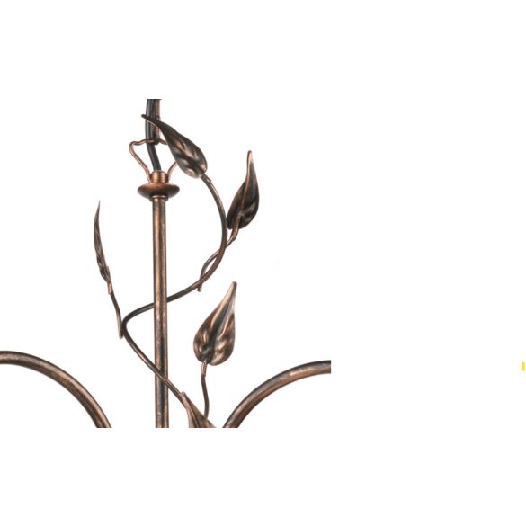 ONLI LAMPADARIO LILIANA 3xE14 COL. NERO / ORO ROSSO 4716/3