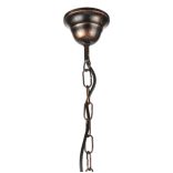 ONLI LAMPADARIO LILIANA 5xE14 COL. NERO / ORO ROSSO 4716/5
