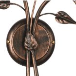 ONLI APPLIQUE LILIANA 2 LUCI COL. NERO / ORO ROSSO 4716/AP2