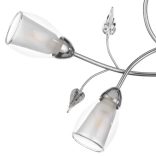 ONLI PLAFONIERA LILIANA 6xE14 OVALE CROMO 4716/OV6C