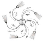 ONLI PLAFONIERA LILIANA 5 LUCI CROMO 4716/PL5C
