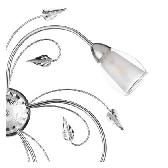 ONLI PLAFONIERA LILIANA 5 LUCI CROMO 4716/PL5C