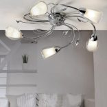 ONLI PLAFONIERA LILIANA 5 LUCI CROMO 4716/PL5C