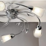 ONLI PLAFONIERA LILIANA 5 LUCI CROMO 4716/PL5C