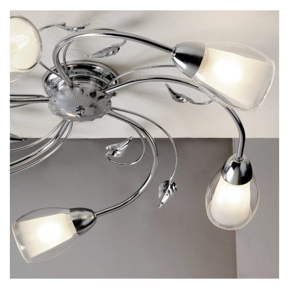 ONLI PLAFONIERA LILIANA 5 LUCI CROMO 4716/PL5C