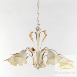 ONLI LAMPADARIO LUCREZIA 5 LUCI AVORIO 4722/5