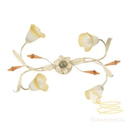 ONLI PLAFONIERA LUCREZIA AVORIO 4 LUCI 4722/PL4