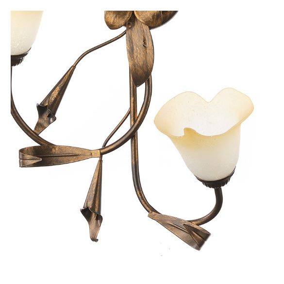 ONLI PLAFONIERA LUCREZIA  BRONZO 4 LUCI 4722/PL4B