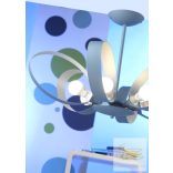 ONLI LAMPADARIO SERENA 6 LUCI COL.CELESTE 4735/6C