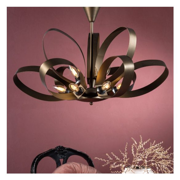 ONLI LAMPADARIO SERENA/9 COL.METEORITE 4735/9M