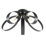 ONLI PLAFONIERA SERENA 5 LUCI COL. GRIGIO ANTRACITE 4735/PL5G