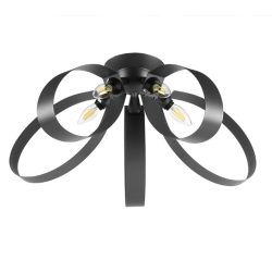   ONLI PLAFONIERA SERENA 5 LUCI COL. GRIGIO ANTRACITE 4735/PL5G