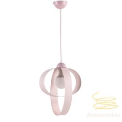 ONLI SOSPENSIONE SERENA 1xE27 COL.ROSA 4735/SR