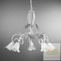 ONLI LAMPADARIO MARILENA/5 LUCI BIANCO/ARGENTO 4836/5