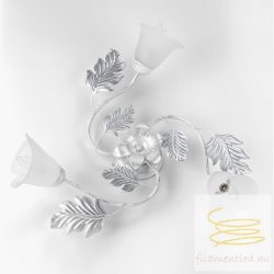 ONLI PLAFONIERA MARILENA/3 LUCI BIANCO/ARGENTO 4836/PL3
