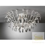 ONLI PLAFONIERA CESTA AVORIO GOCCE 6 LUCI 4864/PL6