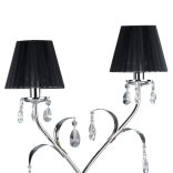 ONLI LUME JACQUELINE 2 LUCI CROMO PAR.NERO 4865/LGN