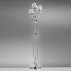 ONLI PIANTANA JACQUELINE 3 LUCI CROMO PAR.BIANCO 4865/PT