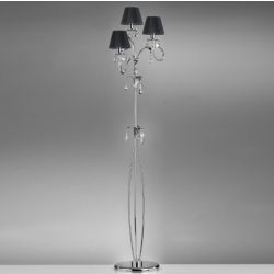ONLI PIANTANA JACQUELINE 3 LUCI CROMO PAR.NERO 4865/PTN