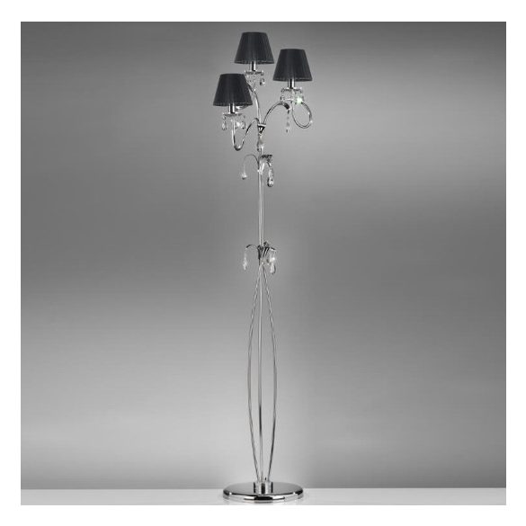 ONLI PIANTANA JACQUELINE 3 LUCI CROMO PAR.NERO 4865/PTN