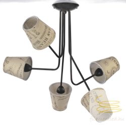 ONLI PLAFONIERA MAIDA 5 LUCI 4876/PL5
