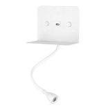 ONLI APPLIQUE PLAK LED CON USB COL.BIANCO 4884/APB